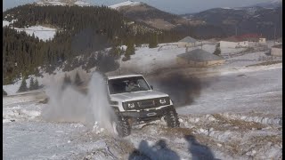 Extreme SNOW OFF ROAD🧿Nissan Patrol✅Land Rover Discovery✅Toyota Prado ✅Jeep Cherokee🏆
