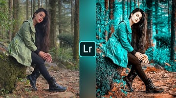 Lightroom aqua and orange colour effect photo editing tutorial | Lightroom background colour change