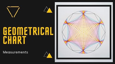 How To Draw Geometrical Chart ||Geometric Pattern || Easy || Measurements
