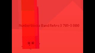 Numberblocks Band Retro 3 701-3 800