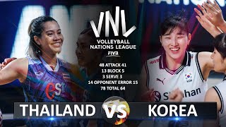 Thailand vs Korea | Women's VNL 2023