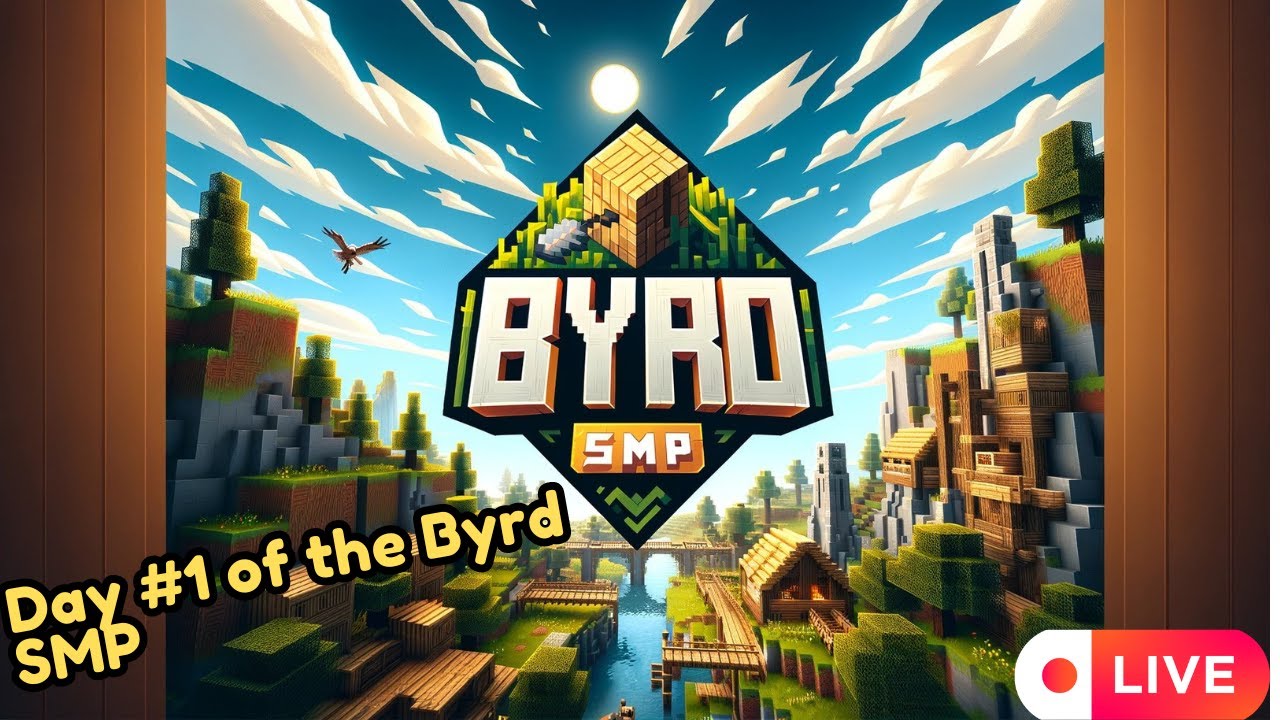 🔴LIVE | Day #1 of Byrd SMP | Minecraft - YouTube