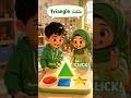 Triangle Kya Hai? 🔺 Learn Triangle for Kids | مثلث سیکھیں | Kids ABC World