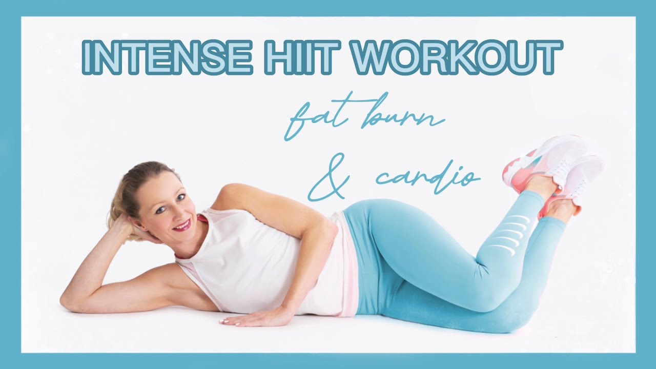INTENSE HIIT WORKOUT for fat burn & cardio - YouTube