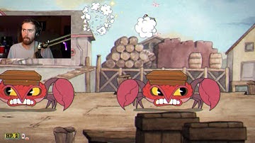 Asmongold gets mad at cuphead