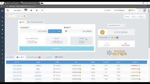 Bitsler Script 2018 von 0.00000150 BTC zu 16 BTC in 3 Minuten! Payment Proof / Neu März 2018