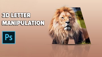 3D Letter Manipulation - Best Photoshop Tutorial For Beginner 2024