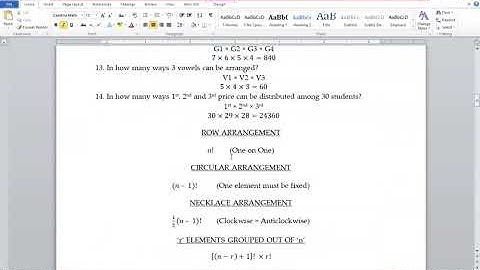 ECAT Math - Counting Techniques - Permutation Lecture 3 by Sir Ahsan Abdullah Patel