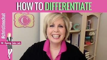 How Do You Differentiate Yourself I Sales Training I Sales Coaching