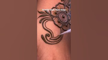 Perfect Henna for summer! 💫 #henna #mehndi #satisfyingvideos