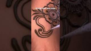 Perfect Henna for summer!  #henna #mehndi #satisfyingvideos