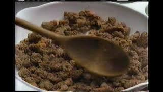 Hamburger Helper chili tomato meal commercial 1989