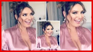 Kelly Brook Instagram Star sends fans wild as she jiggles eye-popping assets in racy clip