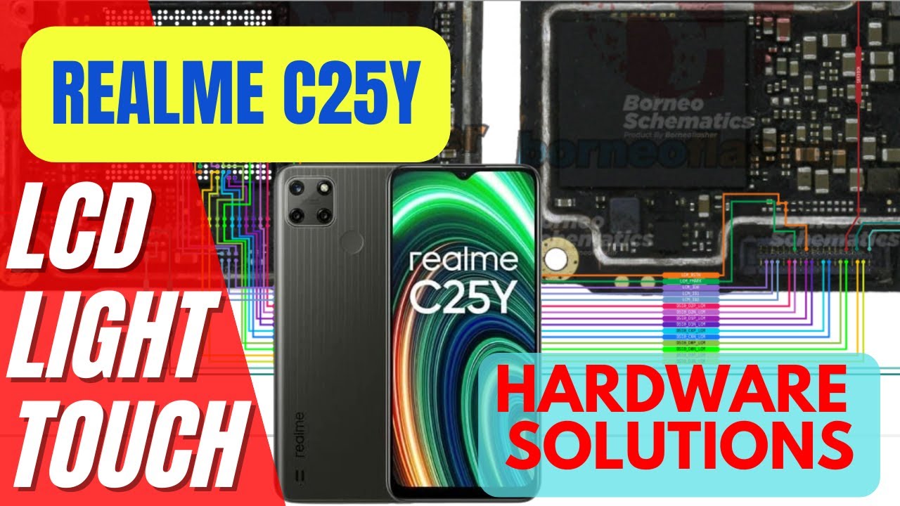 REALME C25Y / display, light, touch, diode mode