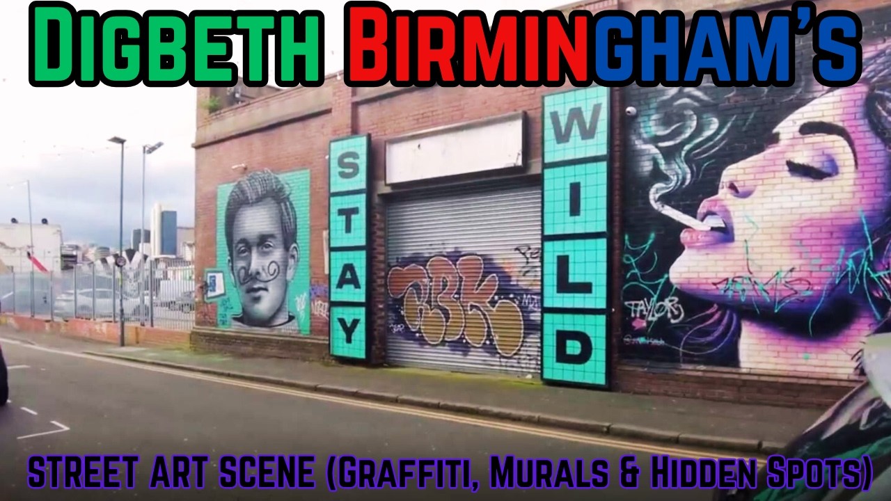 Digbeth Birmingham’s STREET ART SCENE (Graffiti, Murals & Hidden Spots)