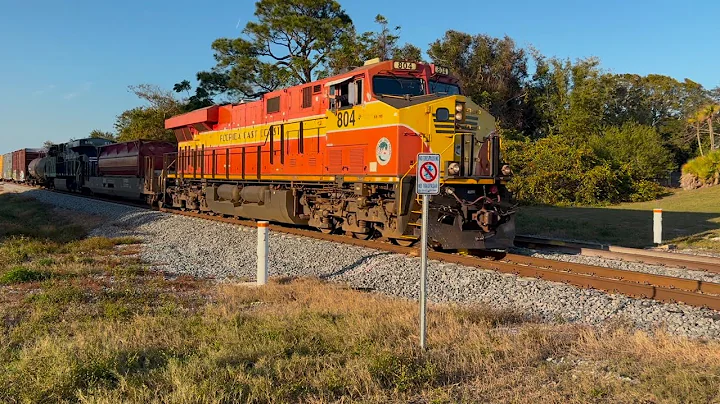 FEC TRAIN 105 @ 4:35pm 1-10-25