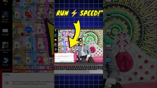 1 RUN Command = Super Fast PC! 🚀 (Windows Secret Hack) #viraltrick