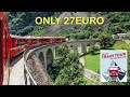 World’s Best Train Ride ( Bernina Express: Tirano-St. Moritz )