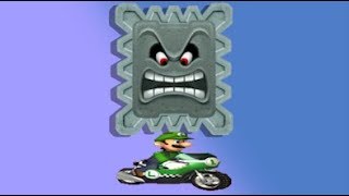 If I get squashed the video ends | Mario Kart Wii
