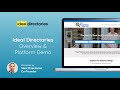 Ideal directories overview  platform demo  may 20 2021