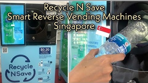 Recycle N Save || Reverse Vending Machines in Singapore | Vicky JC