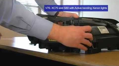 Adjusting headlights - V70