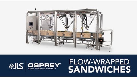 Robotic Case Packing of Flow-Wrapped Sandwiches | JLS Automation