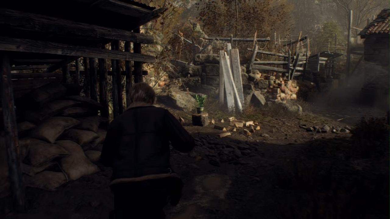 RE4 Remake Demo Village Fight YouTube