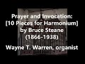 Prayer and invocation 10 pieces for harmonium by bruce steane