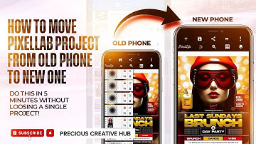 HOW TO MOVE ALL YOUR PIXELLAB PROJECTS FROM OLD PHONE TO NEW ONE!