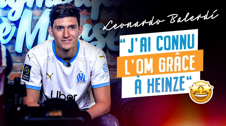 Leonardo Balerdi l Sa première interview à l'OM⚪️🔵