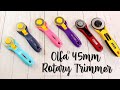 OLFA 45mm Rotary Trimmer / REVIEW & How To