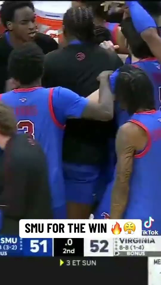 SMU FOR THE WIN #hoodnews #SMU #collegebasketball #basketball #sports #viralvideo #omg #how #wow #us