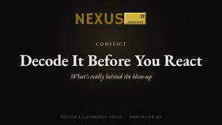 Decode It Before You React | Nexus Command
