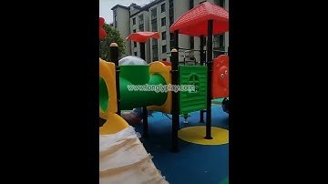 Outdoor playground equipment plastic slide for children