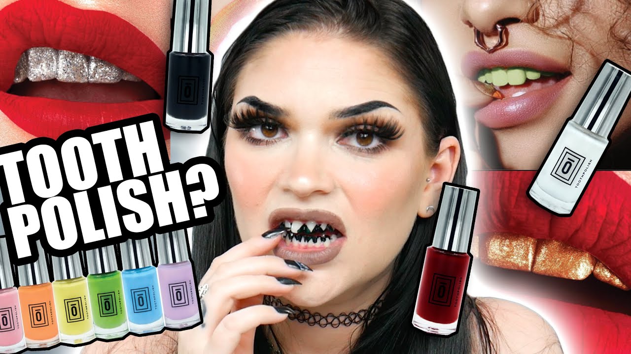 TOOTH POLISH... idk who thought this was a good idea - YouTube
