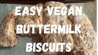 The BEST Vegan Buttermilk Biscuits | No Oil or Butter