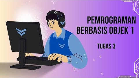 Tugas 3 Pemrograman Berbasis Objek 1 - Riski Hidayat - 2310010024 - Nonreg 4A ΤΙ Banjarmasin