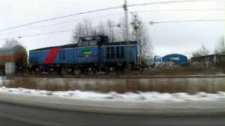 T44 locomotive with a Kockum Tyfon at Bohusbanan