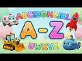 Kiku A–Z Cartoon Vehicles 🚁🚓 Alphabet Learning for Kids!