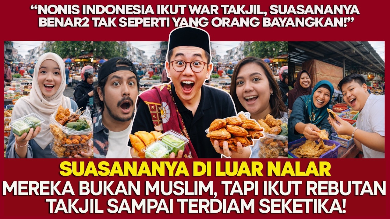 NONIS INDONESIA IKUT WAR TAKJIL, SUASANANYA TAK SEPERTI YANG DIBAYANGKAN!