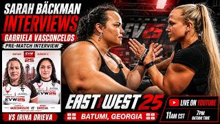 LIVE Thursday 11am CST: Gabriela Vasconcelos Before EVW 25 | Gabi vs Irina Drieva