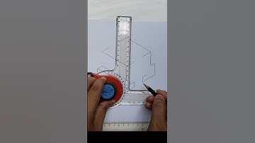 Engineering Drawing Isometric View using Drafter #shorts #engineeringdrawing #drawing #3d