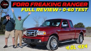 FORD FREAKING RANGER - 2011 XLT 4x4 - Full Review + 0-60 Test
