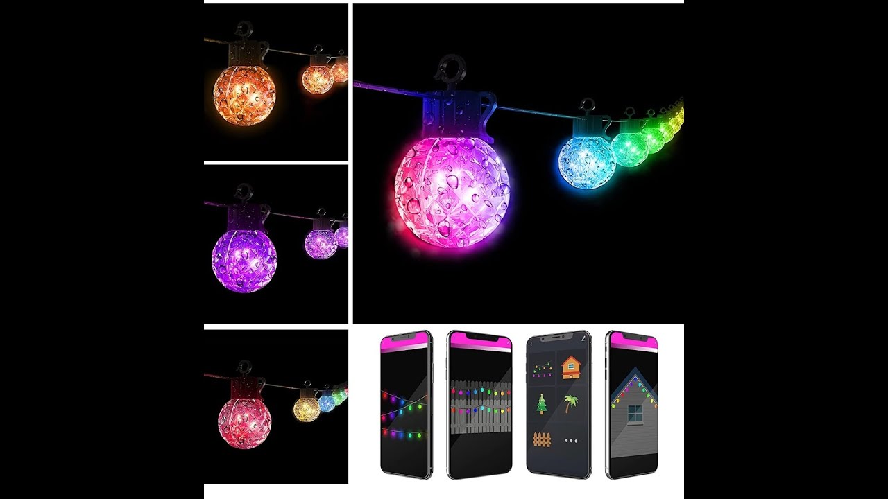 Aoycocr Smart WiFi Fairy Lights, 66Ft Christmas Lights Work with