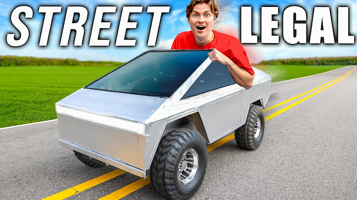 I Built A TINY Cybertruck!!