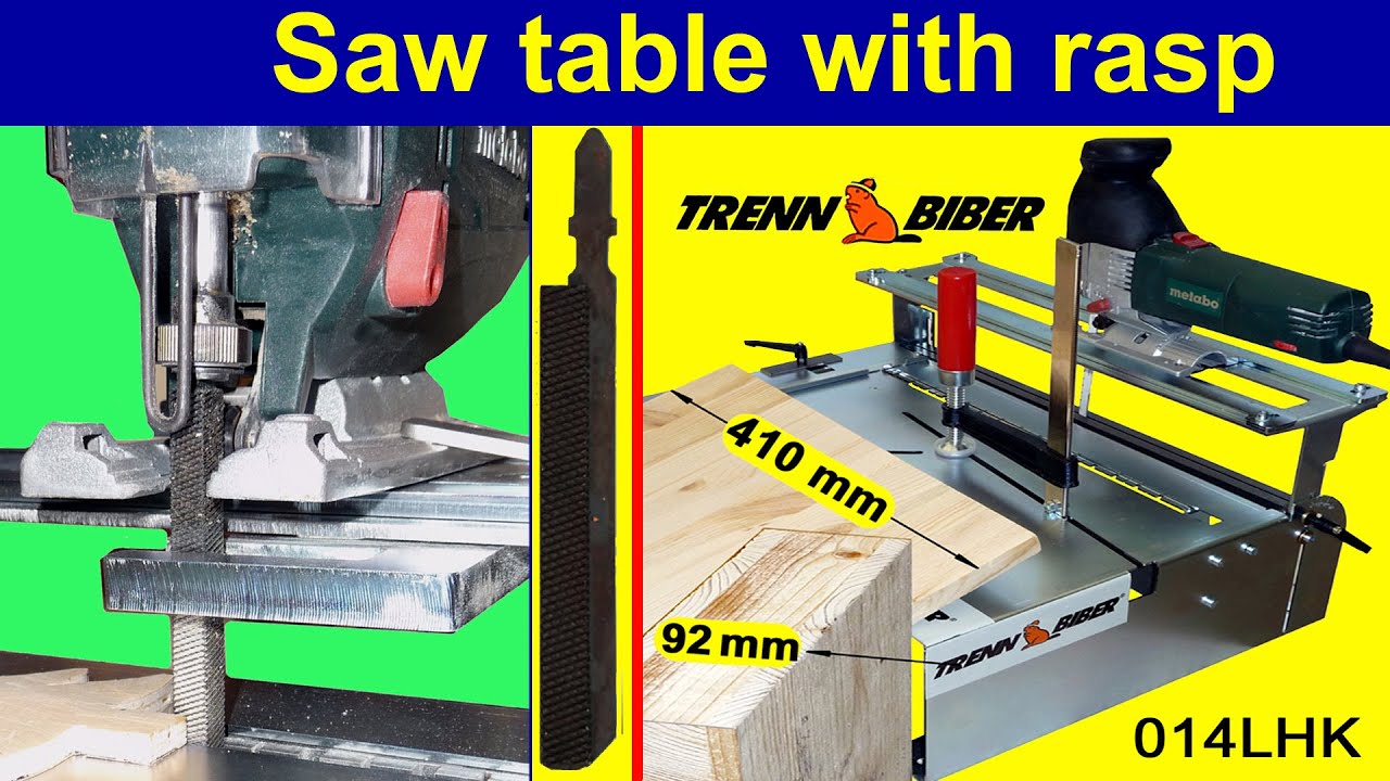 Perfect cut - Jigsaw Table Cutting Station - Woodworking Tools - YouTube