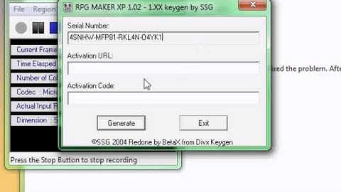 RPG Maker VX how to install with Keygen