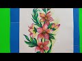 Drawing made easy  beautiful flowers  by the creative bharati 