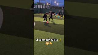 3 Years Old ⚡️Skills 🤯🥶 #football #foryou #skills #3yearsold #training #kids #shorts #viral